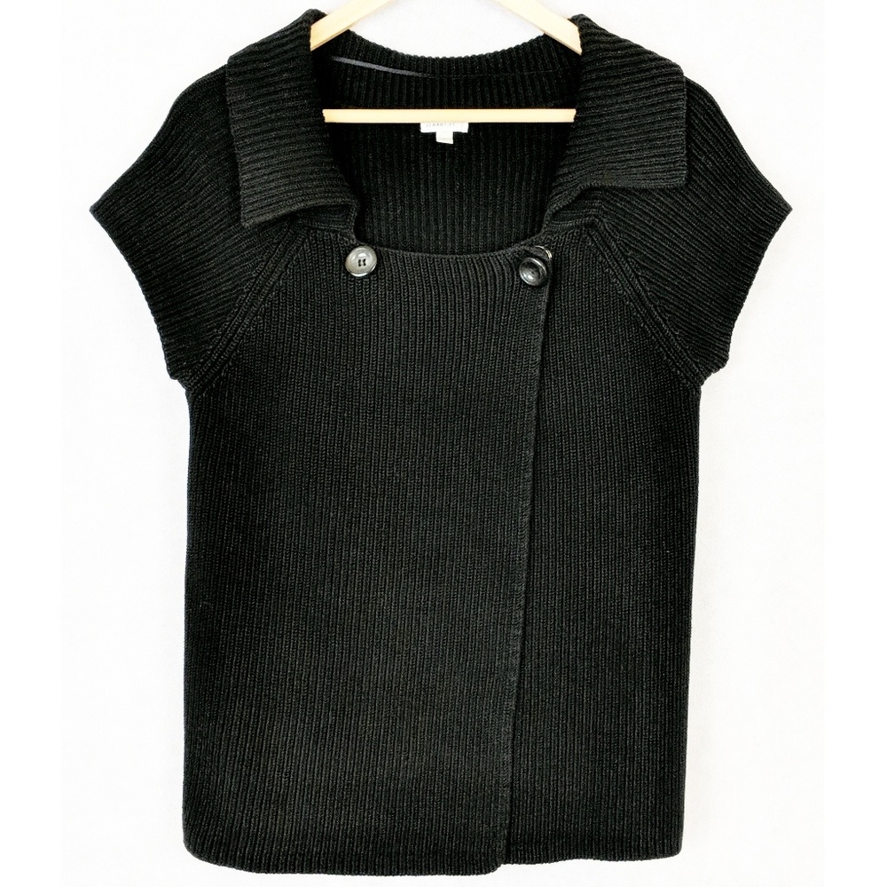 Semantiks Women's Short Sleeve Cardigan Size L